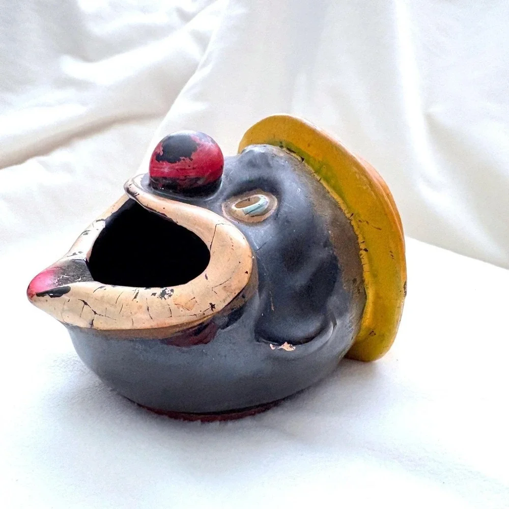 Vintage Thames Clown Face Ashtray